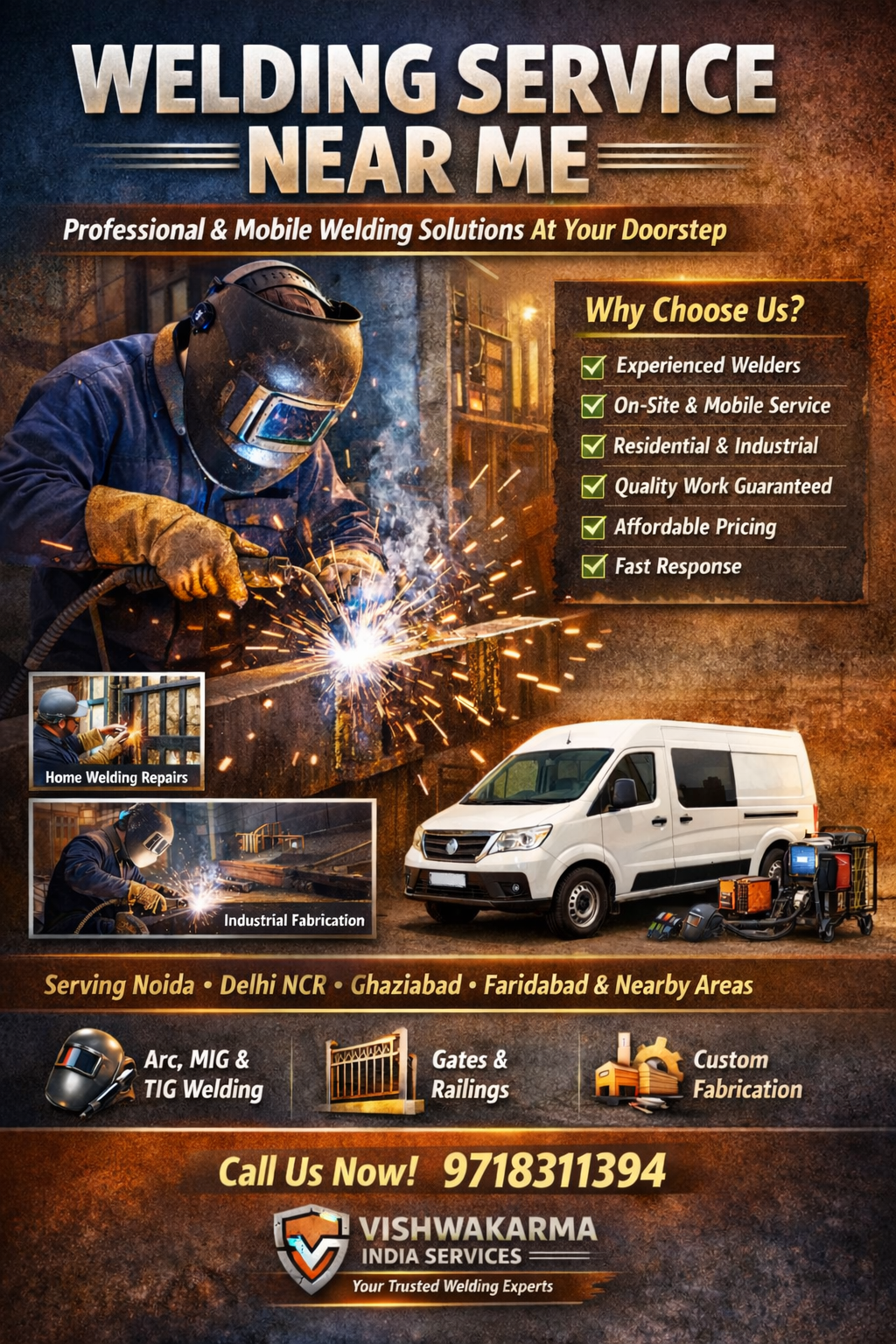 Welding Service Near Me – Professional & Mobile Welding Services at Your Doorstep